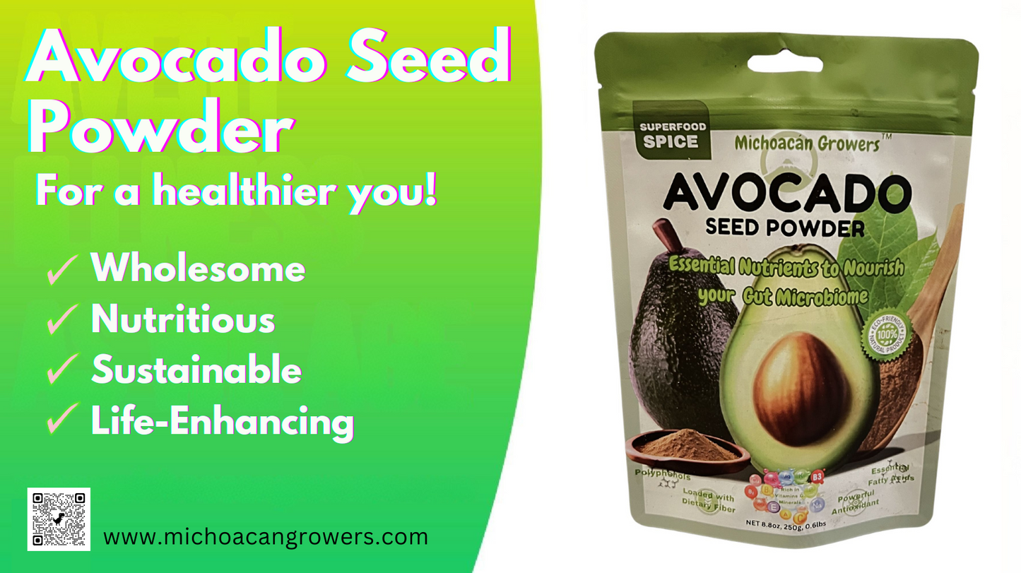 Avocado Seed Powder - Nutrient Dense, Research Supported